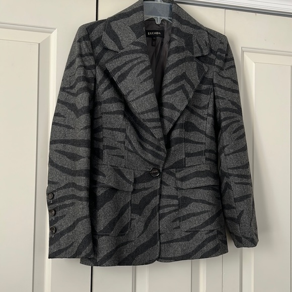 ESCADA WOMEN JACKET WITH 2 POCKETS SIZE 36 - Picture 1 of 12